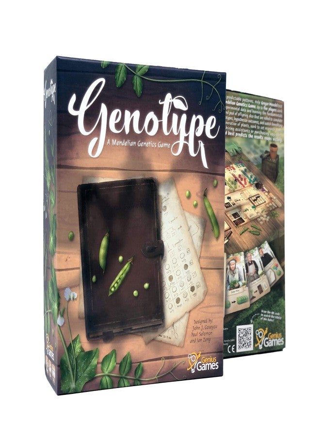 Genius Games Genotype: Mensa Award Winning Genetics Board Game about Mendel's Pea Plants - Image 1